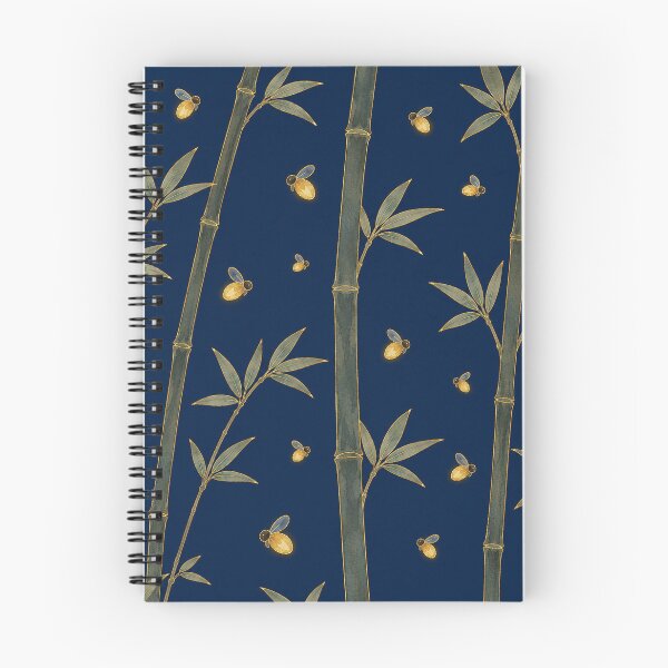 Item preview, Bamboo & Fireflies Night — Korean Tanghwa Watercolor Pattern designed and sold by lita-lilith.