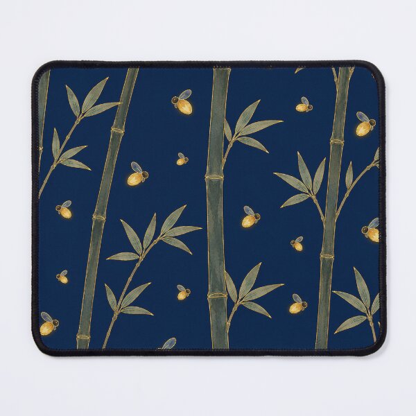 Item preview, Bamboo & Fireflies Night — Korean Tanghwa Watercolor Pattern designed and sold by lita-lilith.