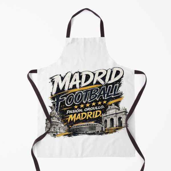Item preview, Madrid Football Typography Design | City Pride Soccer Artwork | Landmark Edition designed and sold by TKOprintdesigns.