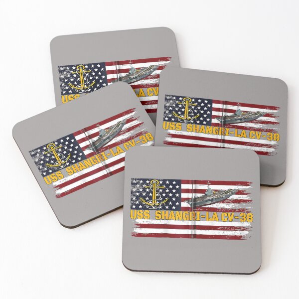 Item preview, Aircraft Carrier USS Shangri-La CV-38 Veterans Day Father's designed and sold by KathieFaugh.