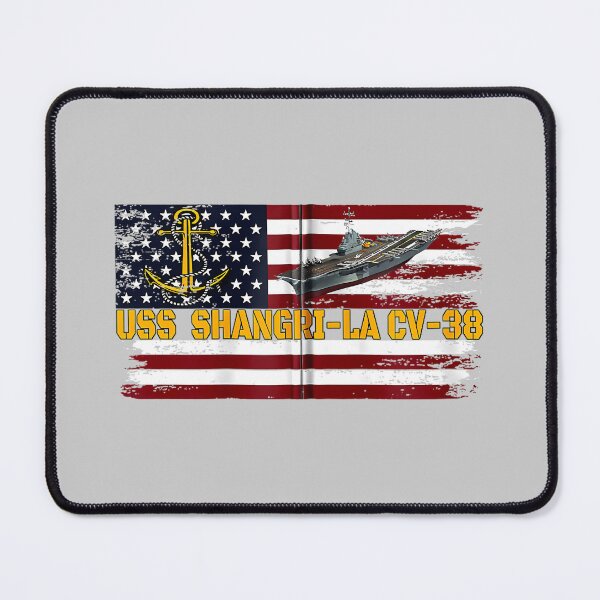 Item preview, Aircraft Carrier USS Shangri-La CV-38 Veterans Day Father's designed and sold by KathieFaugh.