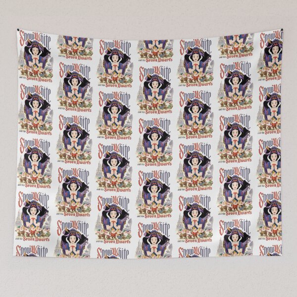 Item preview, Snow White and the Seven Dwarfs Vintage Movie Poster Art designed and sold by VelvetEasel.