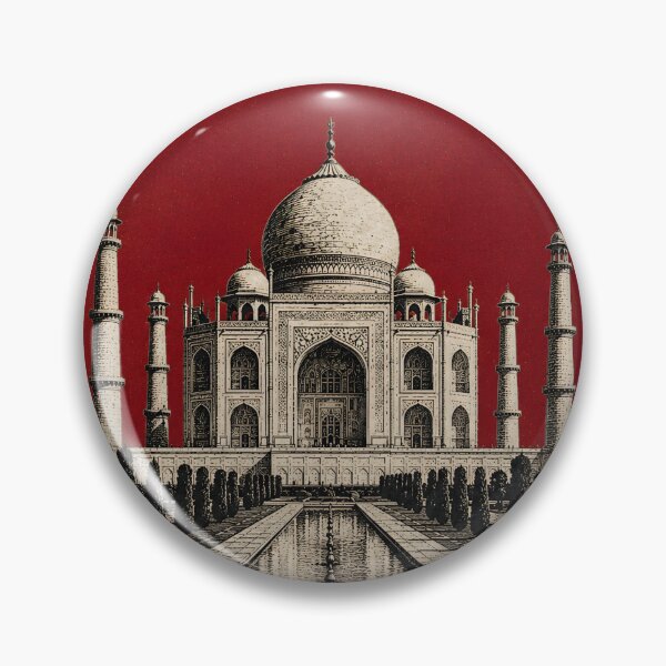 Item preview, Taj Mahal Vintage Travel Landmark Design designed and sold by ArtYouFeel.