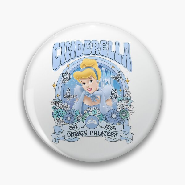 Item preview, Cinderella Disney Princess Vintage Floral Retro Art designed and sold by VelvetEasel.