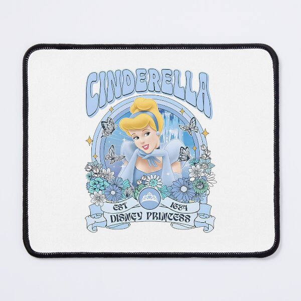 Item preview, Cinderella Disney Princess Vintage Floral Retro Art designed and sold by VelvetEasel.