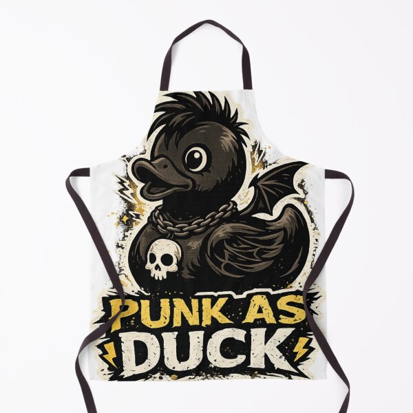 Item preview, Punk As Duck Gothic Rubber Duck Meme Design designed and sold by Cartoon Catacombs.