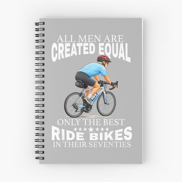 Item preview, All Men are Created Equal Biking Cyclist Seventies 70s Dad designed and sold by KathieFaugh.