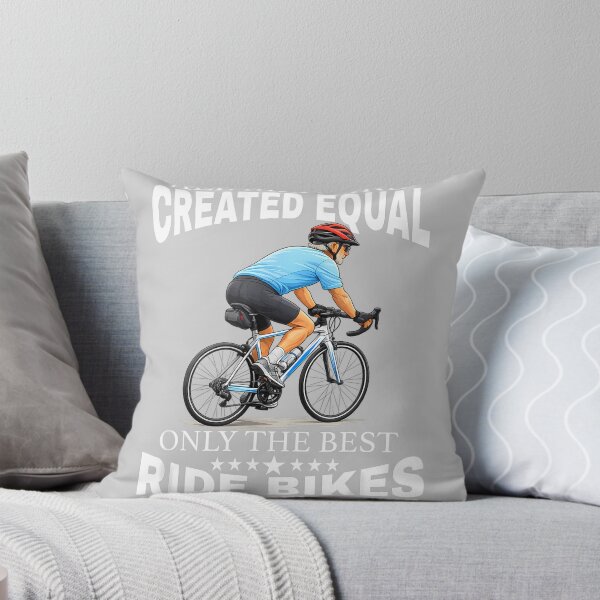 Item preview, All Men are Created Equal Biking Cyclist Seventies 70s Dad designed and sold by KathieFaugh.