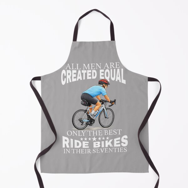 Item preview, All Men are Created Equal Biking Cyclist Seventies 70s Dad designed and sold by KathieFaugh.