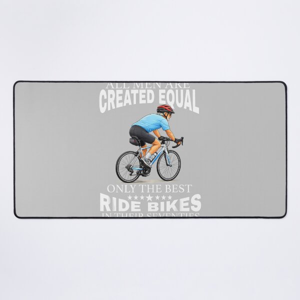 Item preview, All Men are Created Equal Biking Cyclist Seventies 70s Dad designed and sold by KathieFaugh.