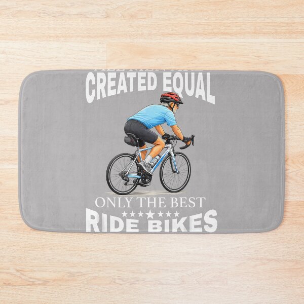 Item preview, All Men are Created Equal Biking Cyclist Seventies 70s Dad designed and sold by KathieFaugh.