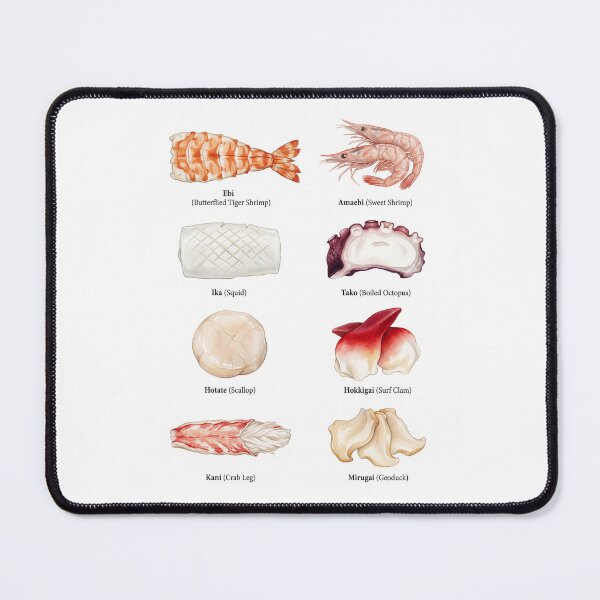 Item preview, Japanese Shellfish and Crustacean Sushi designed and sold by ArunDandiboina.