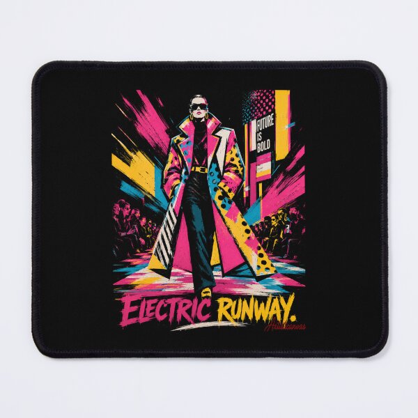 Item preview, Electric Runway Neon Pop Fashion designed and sold by Artisticanvas.