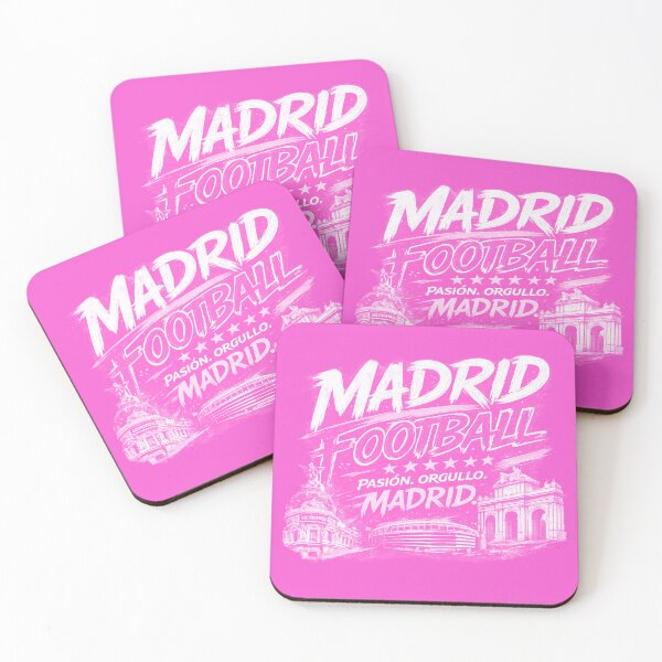 Item preview, Madrid Football Pink Typography Design | City Pride Soccer Artwork | Landmark Edition designed and sold by TKOprintdesigns.
