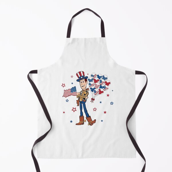 Item preview, Patriotic Sheriff Woody US Flag And Mickey Balloons designed and sold by Moonpaw-Whimsy.