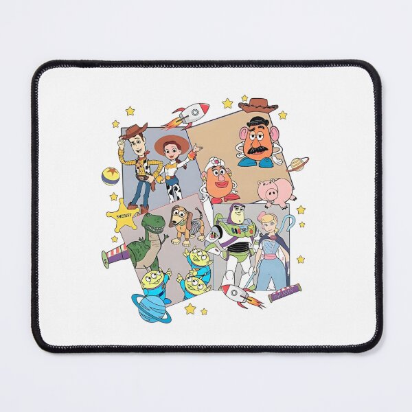Item preview, Retro Toy Cartoon Photo Collage Stars And Rockets designed and sold by Moonpaw-Whimsy.