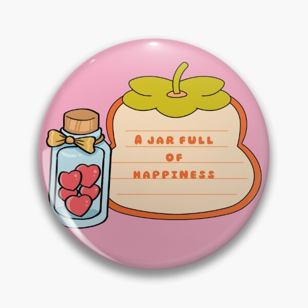 Item preview, A Jar Full of Happiness Hearts Sticker designed and sold by Akira Design Store.