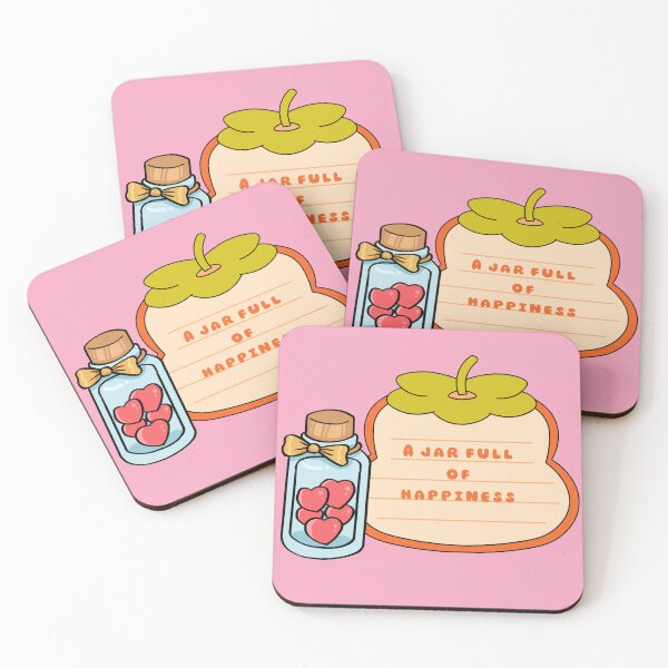 Item preview, A Jar Full of Happiness Hearts Sticker designed and sold by Akira Design Store.