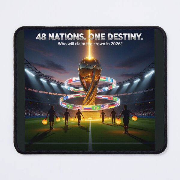 Item preview,  "48 Nations One Destiny; Who will claim the crown in 2026"? designed and sold by Creative-RE.