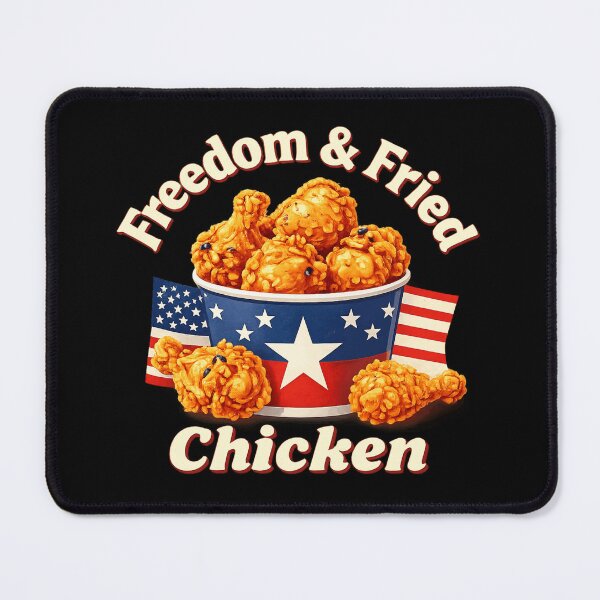 Item preview, Funny Freedom and Fried Chicken American Pride designed and sold by LuloCreative.