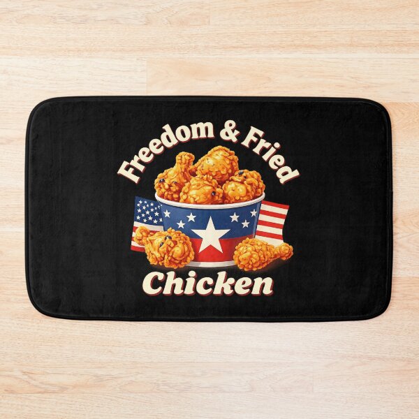 Item preview, Funny Freedom and Fried Chicken American Pride designed and sold by LuloCreative.
