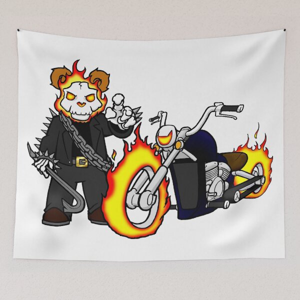 Item preview, Ghost Rider Teddy Bear  designed and sold by Grimstoybox.