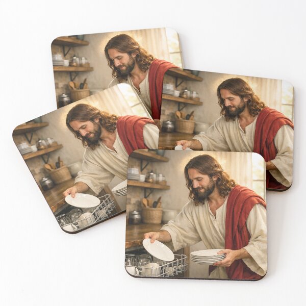 Item preview, Jesus Loves a Dishwasher designed and sold by MahanaStudio.