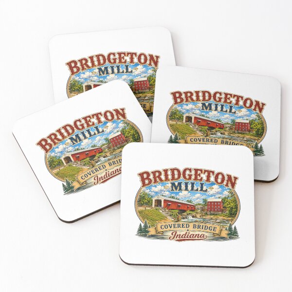 Item preview, Bridgeton Mill Covered Bridge Rustic designed and sold by gotucoveredart.