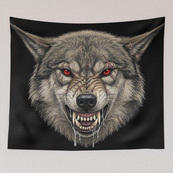 Item preview, Snarling Wolf designed and sold by The-graphic-Artist .