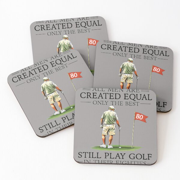 Item preview, All Men Are Created Equal Still Play Golf in Their Eighties designed and sold by KathieFaugh.