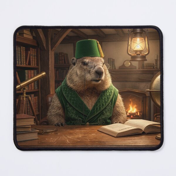 Item preview, Groundhog Scholar designed and sold by Tridentulus.