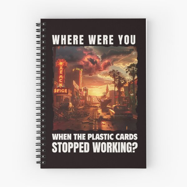 Item preview, WHERE WERE YOU WHEN THE PLASTIC CARDS STOPPED WORKING | CONSPIRACY SIGNAL SERIES — GRID DOWN EDITION designed and sold by WitLounge.