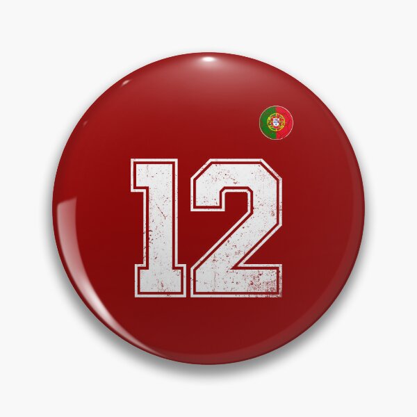 Item preview, Portugal Soccer Number 12 Vintage Sports Fan designed and sold by OliviaHayesArt.