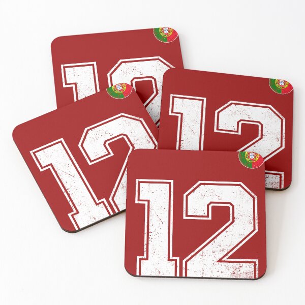Item preview, Portugal Soccer Number 12 Vintage Sports Fan designed and sold by OliviaHayesArt.