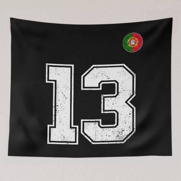 Item preview, Portugal Soccer Number 13 Vintage Sports Fan designed and sold by OliviaHayesArt.