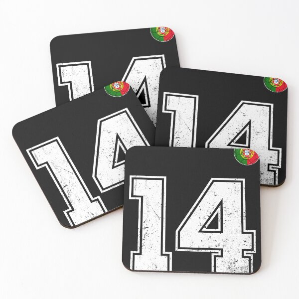 Item preview, Portugal Soccer Number 14 Vintage Sports Fan designed and sold by OliviaHayesArt.