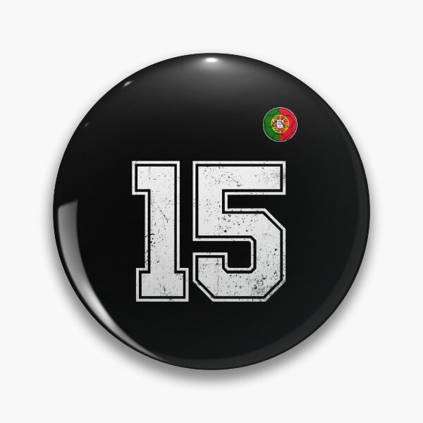Item preview, Portugal Soccer Number 15 Vintage Sports Fan designed and sold by OliviaHayesArt.