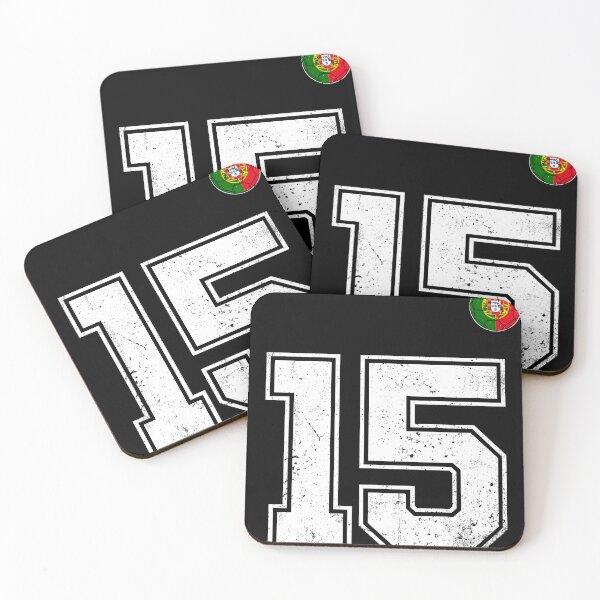 Item preview, Portugal Soccer Number 15 Vintage Sports Fan designed and sold by OliviaHayesArt.