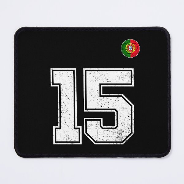 Item preview, Portugal Soccer Number 15 Vintage Sports Fan designed and sold by OliviaHayesArt.