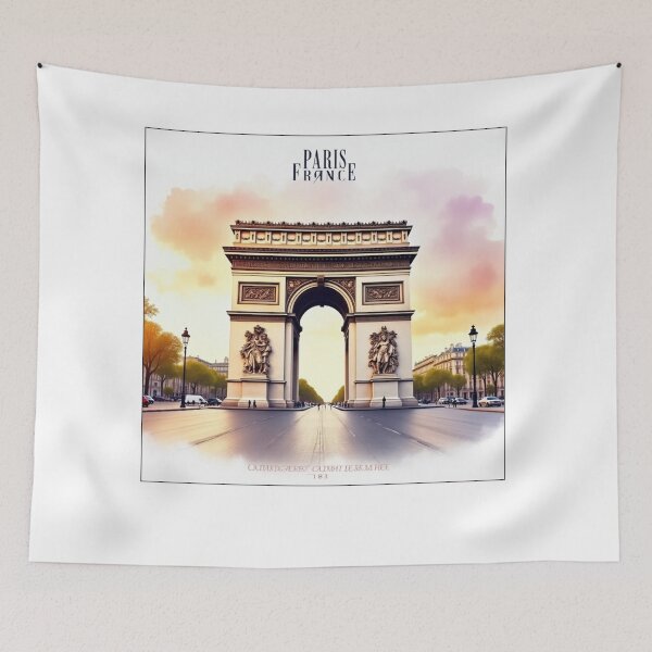 Item preview, Arc de Triomphe Paris Art Print — Champs-Élysées France designed and sold by Panom Suavichien.