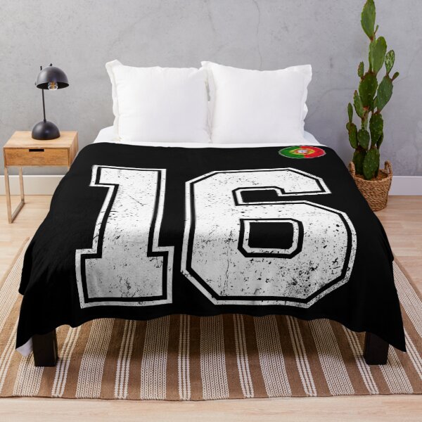 Item preview, Portugal Soccer Number 16 Vintage Sports Fan designed and sold by OliviaHayesArt.