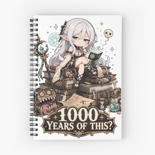Item preview, Immortal Elf A thousand years of exhausted patience designed and sold by Panda LuL Art.