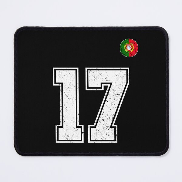 Item preview, Portugal Soccer Number 17 Vintage Sports Fan designed and sold by OliviaHayesArt.