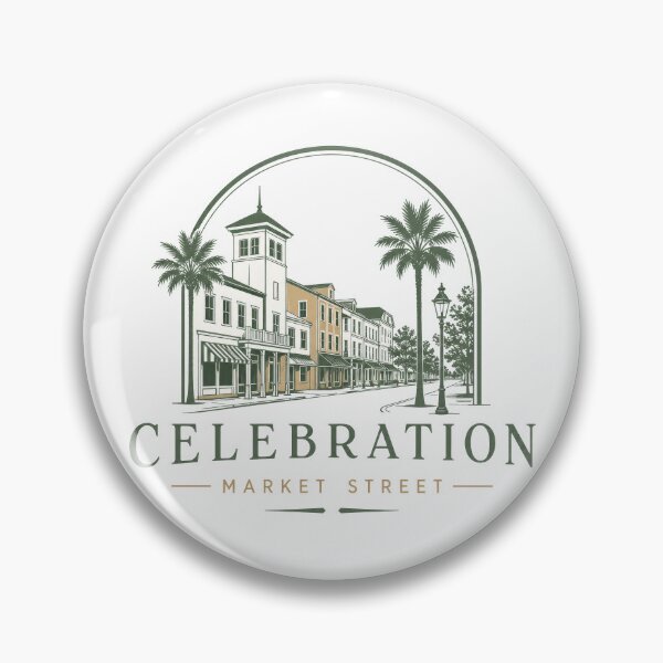 Item preview, Downtown Celebration FL Market Street designed and sold by pixiedustpaint.