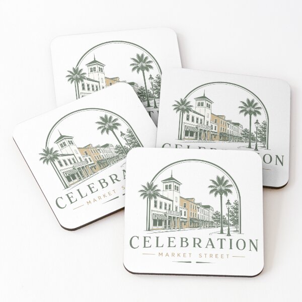 Item preview, Downtown Celebration FL Market Street designed and sold by pixiedustpaint.