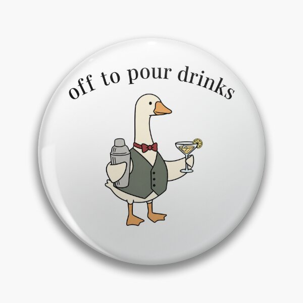 Item preview, Off To Pour Drinks designed and sold by ChrisPfeiffer.
