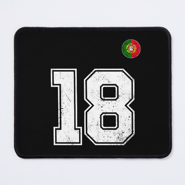 Item preview, Portugal Soccer Number 18 Vintage Sports Fan designed and sold by OliviaHayesArt.