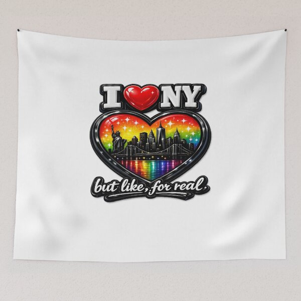 Item preview, Retro Rainbow I Love New York designed and sold by Dresut.