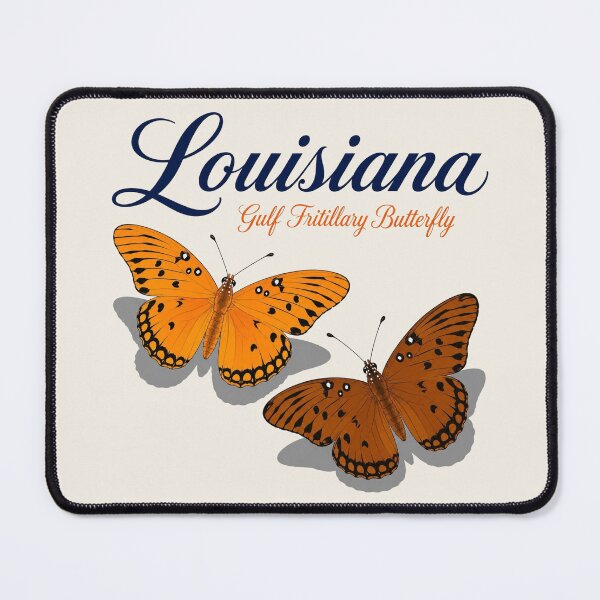 Item preview, Louisiana Gulf Fritillary Butterfly – State Butterfly Art Print designed and sold by The-Drip-Studio.