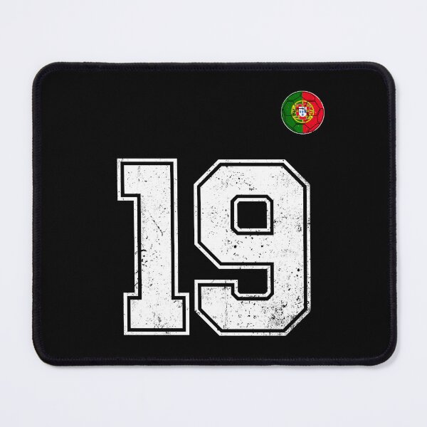 Item preview, Portugal Soccer Number 19 Vintage Sports Fan designed and sold by OliviaHayesArt.